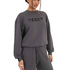 Sudadera con Capucha de Cuello Redondo para Otoño e Invierno, Estilo Urbano, Fabricante OEM, Logotipo Personalizado, Alta Calidad, 100% Algodón, Estampado Puff, Bordado - Product Image 6