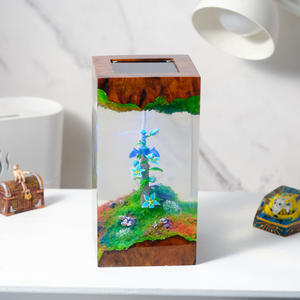 Lámpara de Resina Epoxi Personalizada, Lámpara de Resina Epoxi, Lámpara de Arte de Madera y Resina, Lámpara de Noche Personalizada, Regalo Hecho a Mano, Cumpleaños - Product Image 2