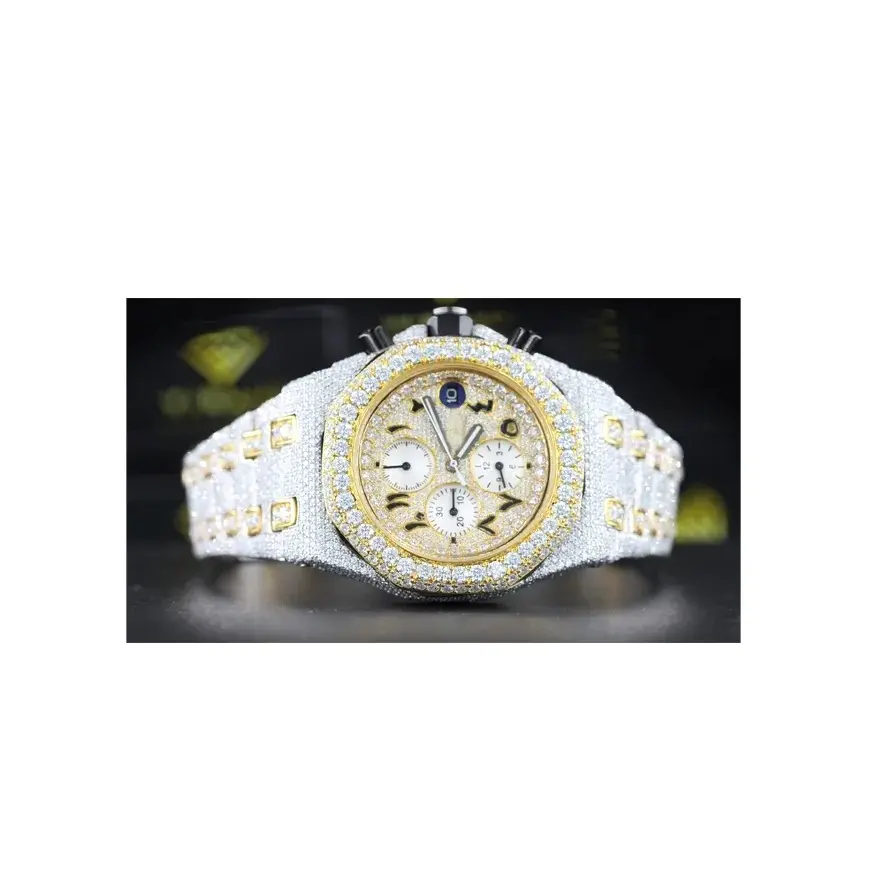 Высококачественные, Самые продаваемые модные мужские часы квадратной формы, часы в стиле хип-хоп со стразами от ИНДИЙСКОГО Производителя