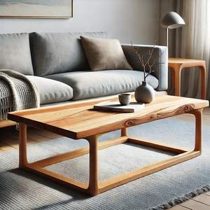 Mesa de centro minimalista de madera para la decoración contemporánea de la sala de estar que apoya una estética limpia y la simplicidad - Product Image 2