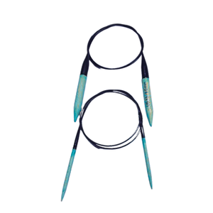 Agujas de tejer de madera con cable, listas para usar, con cable sin memoria. Ideal para marcas privadas y programas de venta minorista internacionales. - Product Image 1