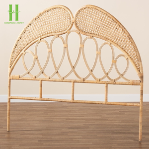 Cabecera de Cama de Ratán Natural de Alta Calidad, Muebles Modernos para Decoración de Dormitorio, Cabecera en Forma de Flor con Tamaño y Color Personalizables - Product Image 6
