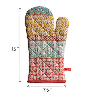 Cooking Gloves With Quilted Cotton Design HeatProof Oven Mitts OEM ODM Supplier Best Selling <b>Safety</b> Gloves BY AMAZING INDUSTRIES - Product Image 4