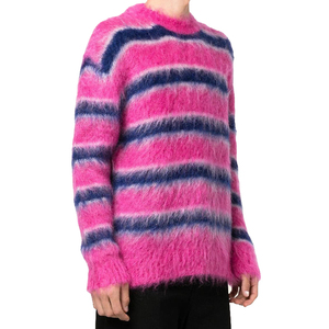 Vente de gros Pull mi-lourd en mohair tricoté pour hommes - Product Image 4