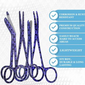 Conjunto de <span class=keywords><strong>4</strong></span> Peças de Aço Inoxidável Premium-Tesoura De Bandagem 5.5 Tesoura De Ponto <span class=keywords><strong>4</strong></span>.5 Hemostat Fórceps 5.5 Braçadeiras Retas e Curvas - Product Image 4