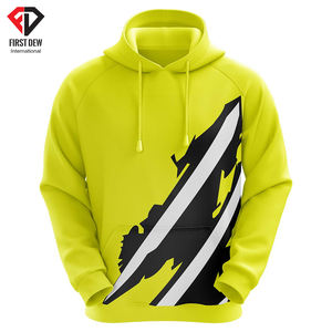 ปากีสถานที่มีคุณภาพดีผ้าทำ100% โพลีเอสเตอร์ผ้าฝ้ายขนแกะแขนยาวระเหิดอย่างเต็มที่สบายการออกแบบใหม่เสื้อกันหนาวหมวกผู้ชาย - Product Image 5