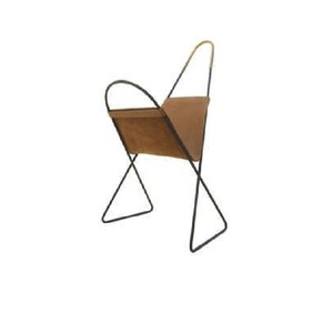 Elegant Triangle Wie Free-Standing <b>Magazine</b> Storage Rack Creative Handle Bookshelf Home Storage Metal Shelf Rack Display - Product Image 6