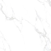 Carreaux de sol et de mur en porcelaine de haute qualité PORUGIA 60x60, finition marbre blanc mat, briques réfractaires, antidérapants, style européen, salon