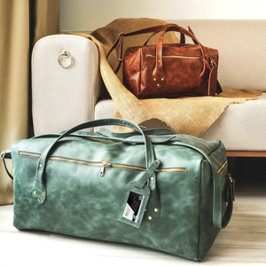 Bolsa de Viaje de Negocios con Logotipo Personalizado, Bolsa de Fin de Semana de Cuero, Maleta Personalizada, Regalo para Viajes de Negocios, Bolsa de Lona Esencial para Viajes - Product Image 3