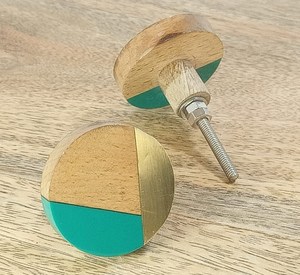 Natural wooden elegant knob pull cabinet drawer for home dresser door cabinet furniture decorative <b>kitchen</b> wardrobe handle knobs - Product Image 6