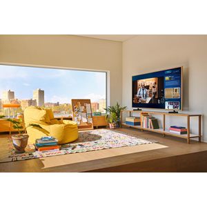 43-Inch QLED Smart <b>Flat</b> Screen <b>TV</b> with Frame Style 4K LED Picture Quality - Product Image 2