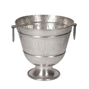 Seau à vin décoratif au design élégant, en aluminium massif moulé, pour les fêtes - Product Image 6