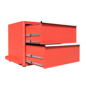 Armoire à outils rouge CSPS 91cm, 2 tiroirs robustes, revêtement en poudre, stockage de protection de transport en polyester standard Ista personnalisé - Product Image 4