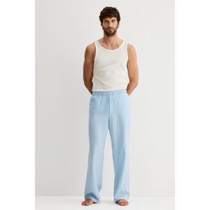 Pijama para hombre cómodo y elegante Bangladesh OEM ODM proveedor personalizado a granel algodón Spandex respetuoso con el medio ambiente pijama de ropa de dormir teñida lisa - Product Image 2