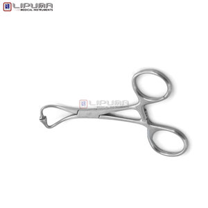 Pinzas de toalla Bertram de alta calidad, fórceps, instrumentos quirúrgicos manuales de acero inoxidable, estándar de seguridad Mol esterilizable - Product Image 4