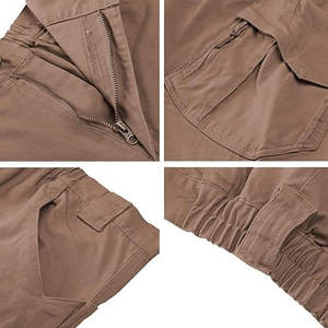 Boucles de ceinture en plastique Triangle anneau renforcé fermeture éclair braguette ceinture élastique avec pantalon tactique marron en gros élargi - Product Image 5