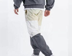 Sudadera con capucha de dos piezas con pantalones de chándal de lana Acampanados para hombre Unisex de talla grande con logotipo personalizado recién llegado - Product Image 5