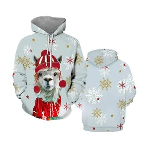 Custom Winter <b>Christmas</b> <b>Hoodies</b> 2025 for Men Women Kids Warm Fleece Breathable Holiday Sweatshirts Santa Reindeer Snowflake - Product Image 5