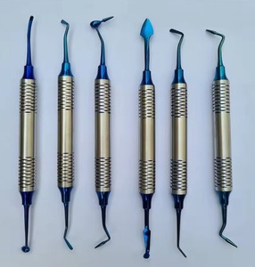 Juego de Curetas Gracey Dentales de Ortodoncia, Herramientas Dentales Premium de Acero Inoxidable, Escalador Manual para Periodoncia y Planificación Radicular - Product Image 1