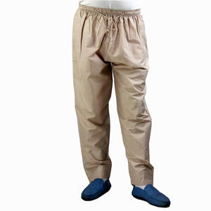 Pantalons pour hommes en toile légère OEM Pantalons à poches amples en polyester coloré pour les services religieux islamiques Dropshipping Spot - Product Image 3