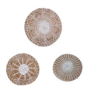 Arte de yute para colgar en la pared de calidad superior con aspecto de lujo, arte de pared de alta venta de yute, elegante para decoración de Hotel y hogar, uso al por mayor - Product Image 6