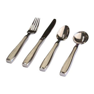 Qualité imbattable Vaisselle Couverts En Acier Inoxydable Couverts Ensemble 5 Pièces Cuillère Fourchette et Couteau Plume Design Poignées - Product Image 5