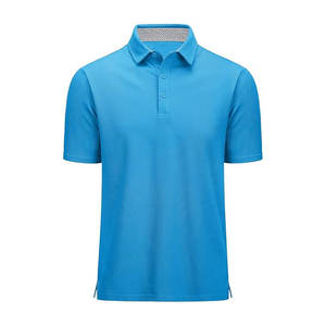 Chemise à manches courtes en tissu polaire pour homme, design tendance populaire en gros 2025, personnalisable, décontractée, unie, rugby, polyester/coton, fabrication rapide OEM - Product Image 1