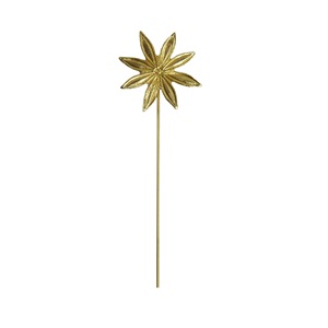 Antique <b>Vintage</b> Gold Flower Metal Vase <b>Stick</b> Straight Floral Best Quality Home Decor Rhinestone <b>Stick</b> Straight Floral Best - Product Image 6