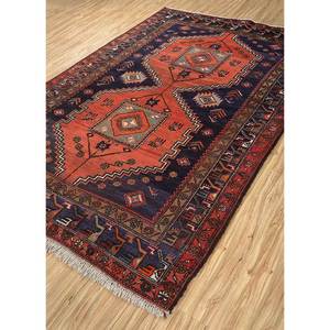 Kiaan Hand Knotted <b>Wool</b> Rugs <b>Red</b> & Orange Geometric Abstract Pattern 9x12 Rectangle Living Room Carpet for Home Hallway-Pae-4816 - Product Image 2