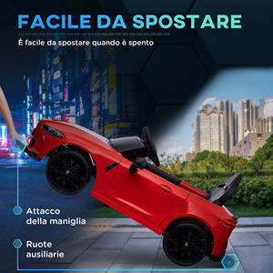 Auto Eléctrico Infantil AIYAPLAY con Control Remoto, Bocina y Faros, 108x69. 5x51 cm, Rojo - Product Image 5