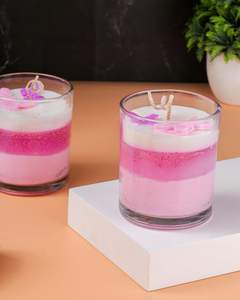 Bougie parfumée bleue aux épices, pot en verre, cire de soja, aromathérapie, décoration intérieure, massage, spa, bien-être, cadeau, sans fumée, fournitures en gros, en vrac - Product Image 2