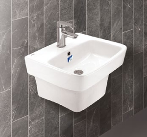 Lavabo mural en céramique ovale rectangulaire de style moderne directement de l'usine vietnamienne pour salle de bain - Product Image 4