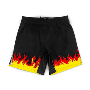 Pantalones cortos Mma personalizables para hombre Pantalones cortos de agarre para ropa de lucha Tela al por mayor Nueva sublimación Mma Hombres personalizados - Product Image 4