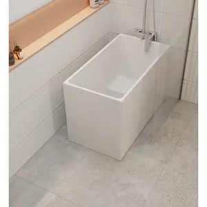 Baignoire HERA 1017 avec siège, baignoire portable HDB, sans découpe, sans carrelage - Product Image 4