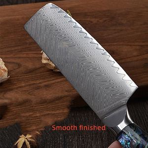 มีดเชฟดามัสกัสพร้อมด้ามจับเรซินใบมีดเหล็กคาร์บอนสำหรับห้องครัวบริการ OEM ODM ออกแบบได้ตามต้องการ - Product Image 6