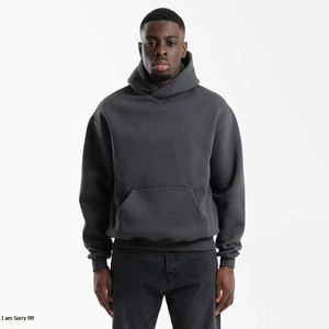 Sudadera con Capucha para Hombre, Corte Regular, 100% Algodón, Cierre de Cremallera, Logotipo Personalizado Bordado en la Parte Delantera, Cuello Alto, Transpirable - Product Image 1