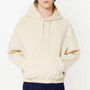Sweat à capuche en éponge française vierge personnalisé de haute qualité pour hommes Streetwear sweats à capuche surdimensionnés à épaules tombantes - Product Image 6