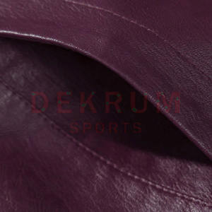 แจ็กเก็ตหนังวัวคอตั้งสำหรับผู้ชายแจ็คเก็ตหนังวัวแท้พร้อมขนแกะที่ดีที่สุดสำหรับฤดูใบไม้ร่วงฤดูหนาว - Product Image 6