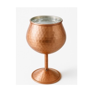 Copper <b>Glass</b> Traditional Pure Handmade Water Tumbler Ayurveda Lifestyle Choice for Home Kitchen Dining Hotels Office and Gifting - Product Image 3