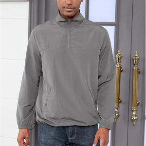 Chaqueta de Hombre con Cierre de Cremallera, Personalizable con Logotipo Impreso o Bordado, Impermeable, Resistente al Viento, de Nailon Grueso de Alta Calidad, Ropa Deportiva a la Moda - Product Image 2