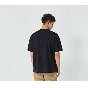 T-shirt pour homme 100% coton personnalisé, écologique, à séchage rapide, respirant, coupe ample, de haute qualité, OEM, décontracté, vierge - Product Image 6