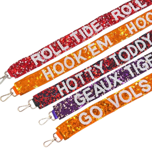 Beaded and Sequins GAME DAY Crossbody Purse Strap <b>for</b> <b>Tote</b> <b>Bags</b> and Clutch Suitable <b>for</b> Party and Evening by glowin fashion - Product Image 4