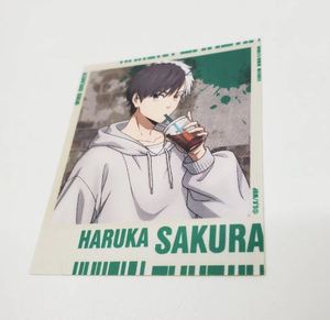 Paquete Mediano de Pegatinas de Pared de Anime SAKURA HARUKA, Personalizadas, Oficiales, con Licencia, Lindas, Grandes, Removibles, Brillantes - Product Image 2