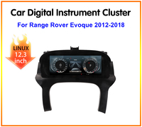 Krando 12.3 pouces Tableau de bord numérique pour Range Rover Evoque 2012 - 2018 Panneau de compteur de vitesse LCD Système LINUX Plug and Play