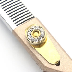 Nuevo Kit de tijeras profesionales personalizadas para el cuidado de mascotas, tijeras de adelgazamiento, acero inoxidable 440C de 7,5 pulgadas - Product Image 5