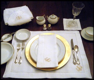 Panier à pain en lin personnalisé doublure/couverture brodée monogramme serviette chignon chauffe-pain à motifs serviettes en tissu accessoires - Product Image 5