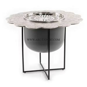 Calentador de hoguera para el hogar y el jardín, artículos de fiesta, tetera de cafetera y Metal, calentador Dallah con soporte de hierro negro para proveedor mayorista - Product Image 6