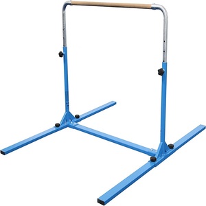 Barre De Gymnastique Pliable SportBob – Hauteur Réglable 91-132 Cm, Avec Anneaux, Support 63,5 Kg, Pour Enfants