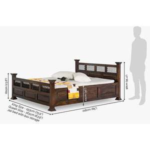 Juego de dormitorio reclinable antiguo con cama Jali de madera maciza de estilo francés con suavidad y almacenamiento para el hogar, granja, Hotel y apartamento - Product Image 5