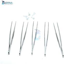 5-PCS Debakey Atraumatic Tweezers Forceps <b>Veterinary</b> <b>Surgical</b> <b>Instruments</b> for Dental Surgery - Product Image 5